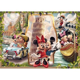 Ravensburger - Puzzle Mickey si Minnie in vacanta 1000 piese design nou Ravensburger - 1